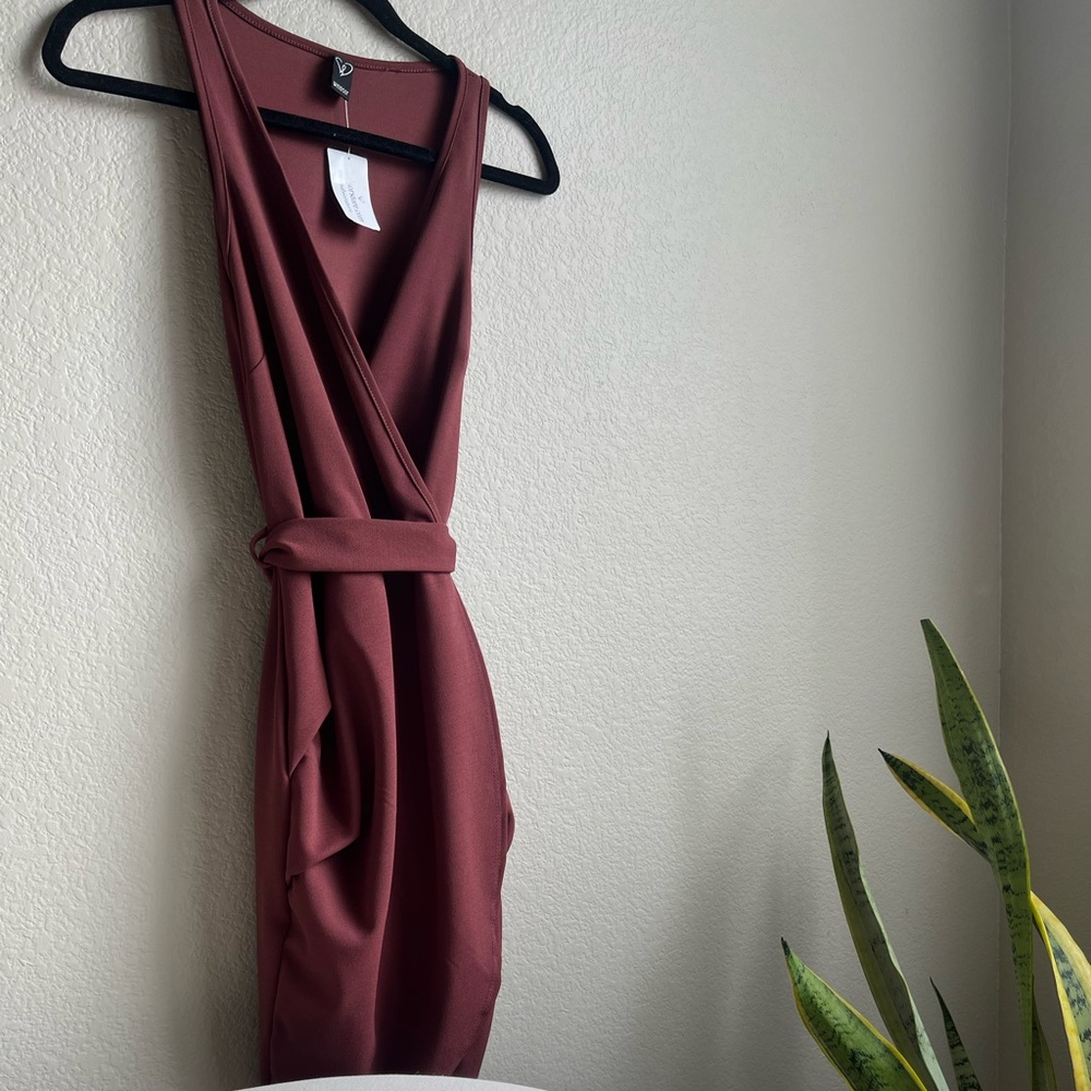 Mauve Wrap Dress